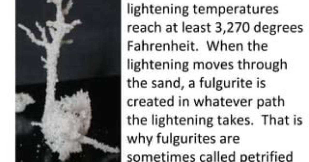 Why Do Fulgurite Form?