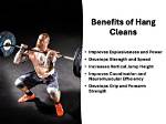 Why Do Hang Cleans?