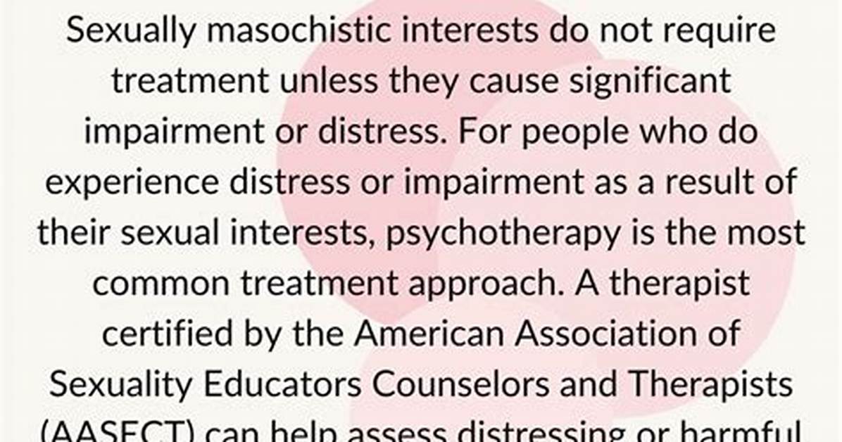 Why Do Masochists Exist?