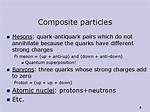 Why Do Mesons Not Annihilate?