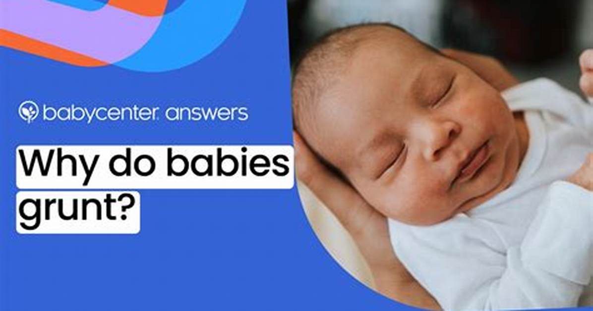 Why Do Preemies Grunt?