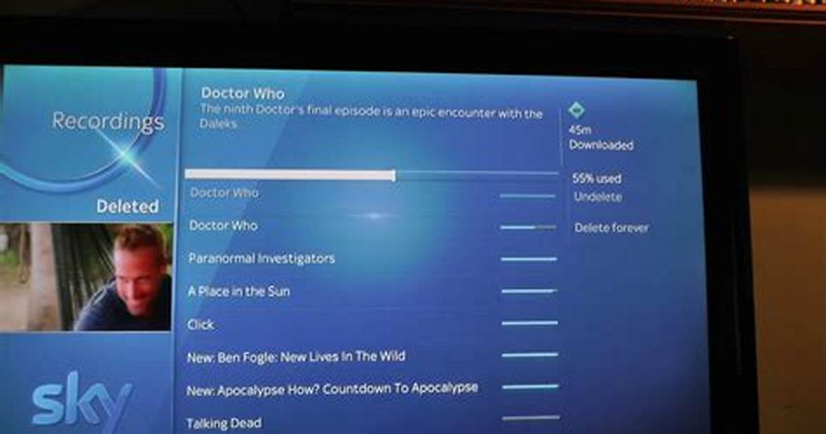 Why Do Programmes Disappear from Sky Planner?