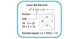 Why Do We Factor Trinomials?