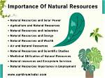 Why Do We Need Resources?