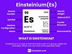 Why Do We Use Einsteinium?