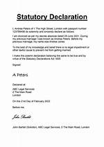 Why Do You Need a Statutory Declaration?