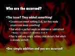 Why Does Accursed Mean?
