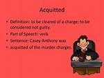 Why Does Acquitted Mean?