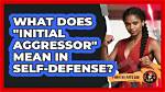 Why Does Aggressor Mean?