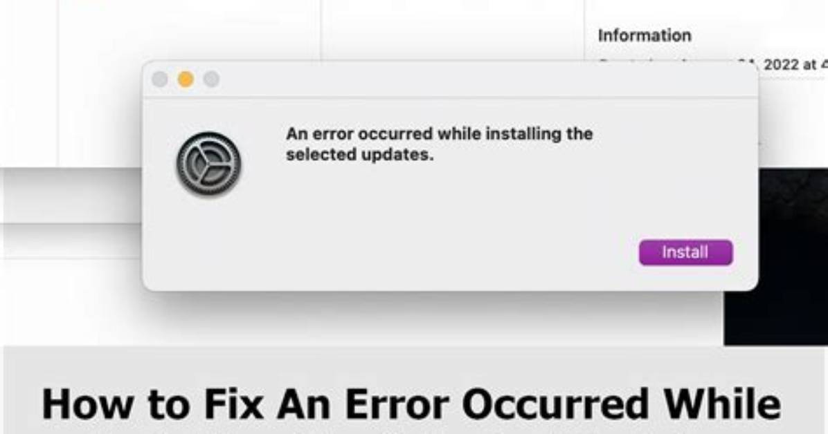 Why Does an Error Occurred When Installing iOS 12?