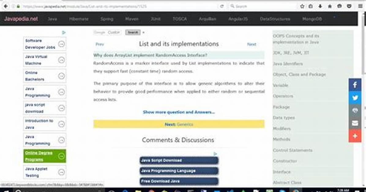 Why Does Arraylist Implement Randomaccess Interface?