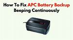 Why Does Battery Backup Keep Beeping?