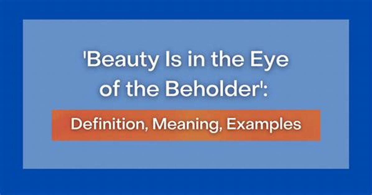 Why Does Beholder Mean?