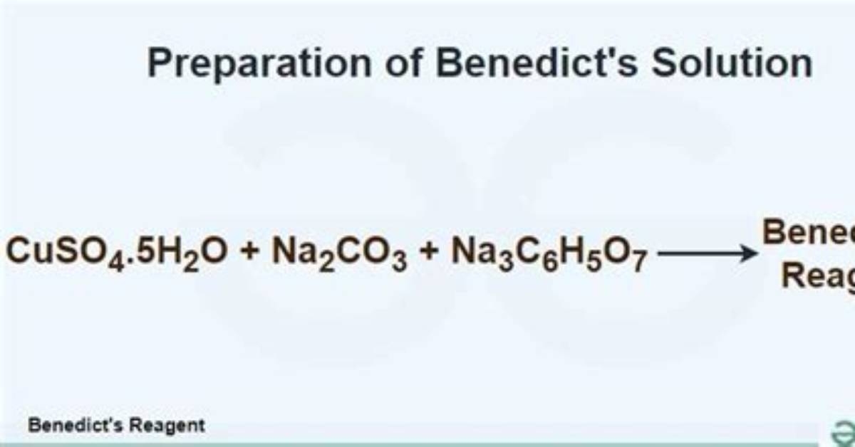 Why Does Benedict's Solution React with Glucose?