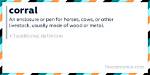 Why Does Corral Mean?