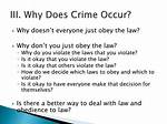Why Does Crime Occur?