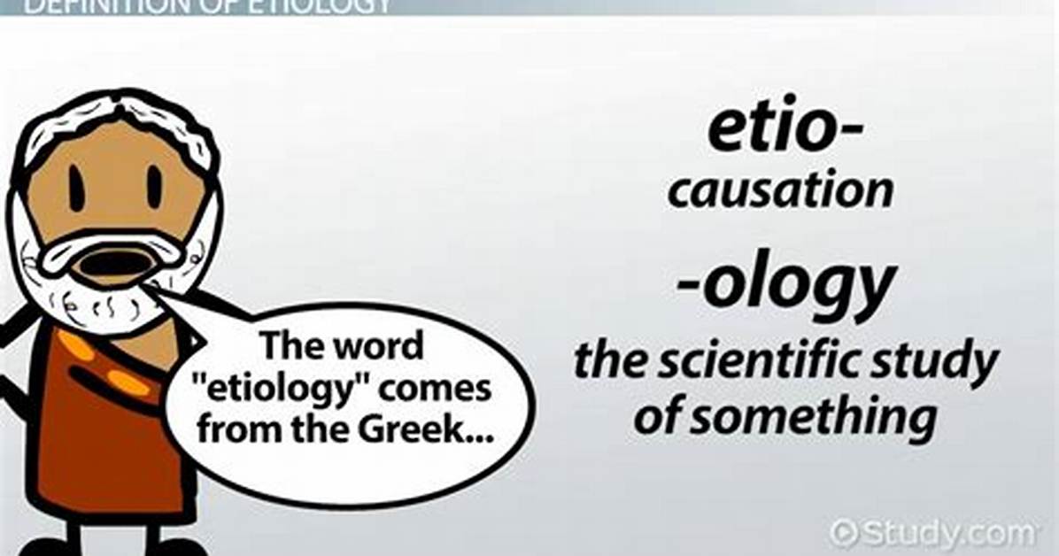 Why Does Etiology Mean?