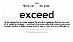 Why Does Exceeds Mean?