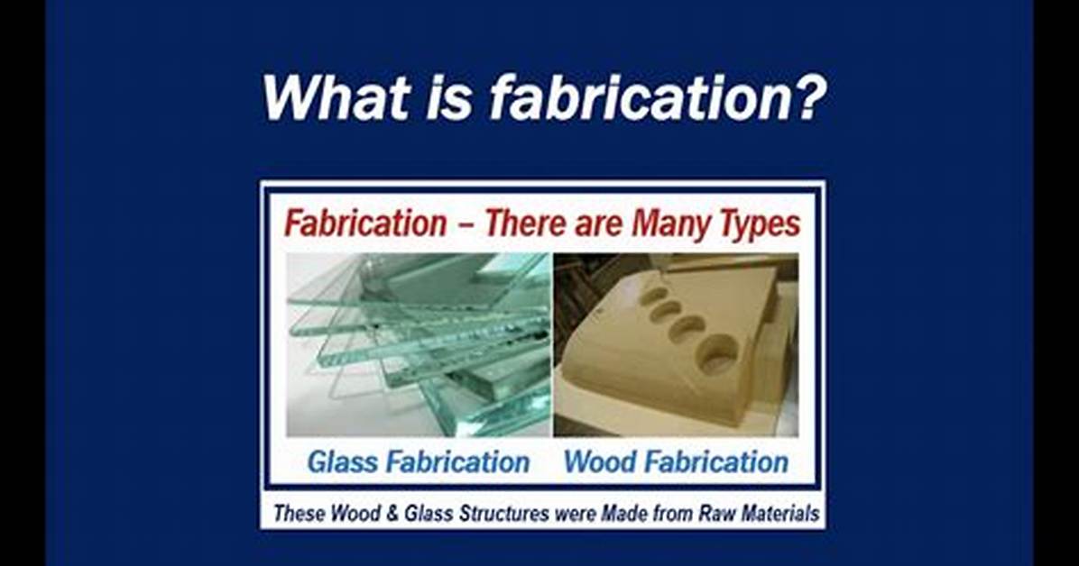 Why Does Fabricated Mean?