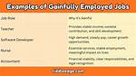 Why Does Gainfully Employed Mean?