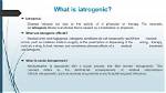Why Does Iatrogenic Mean?