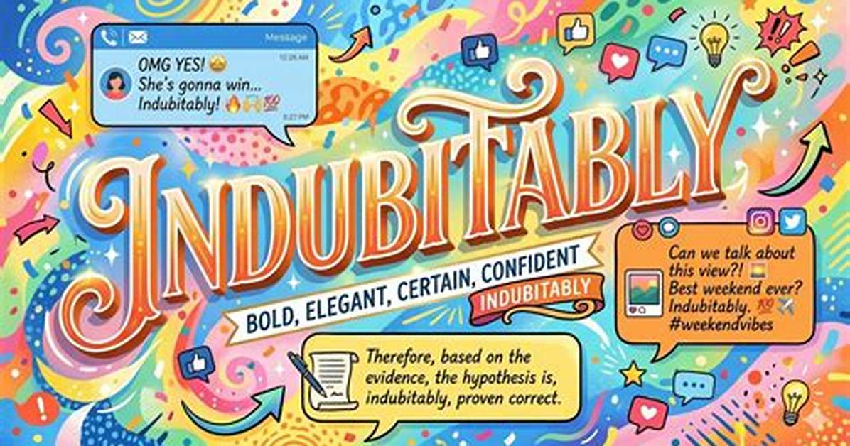 Why Does Indubitably Mean?