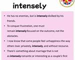 Why Does Intensely Mean?