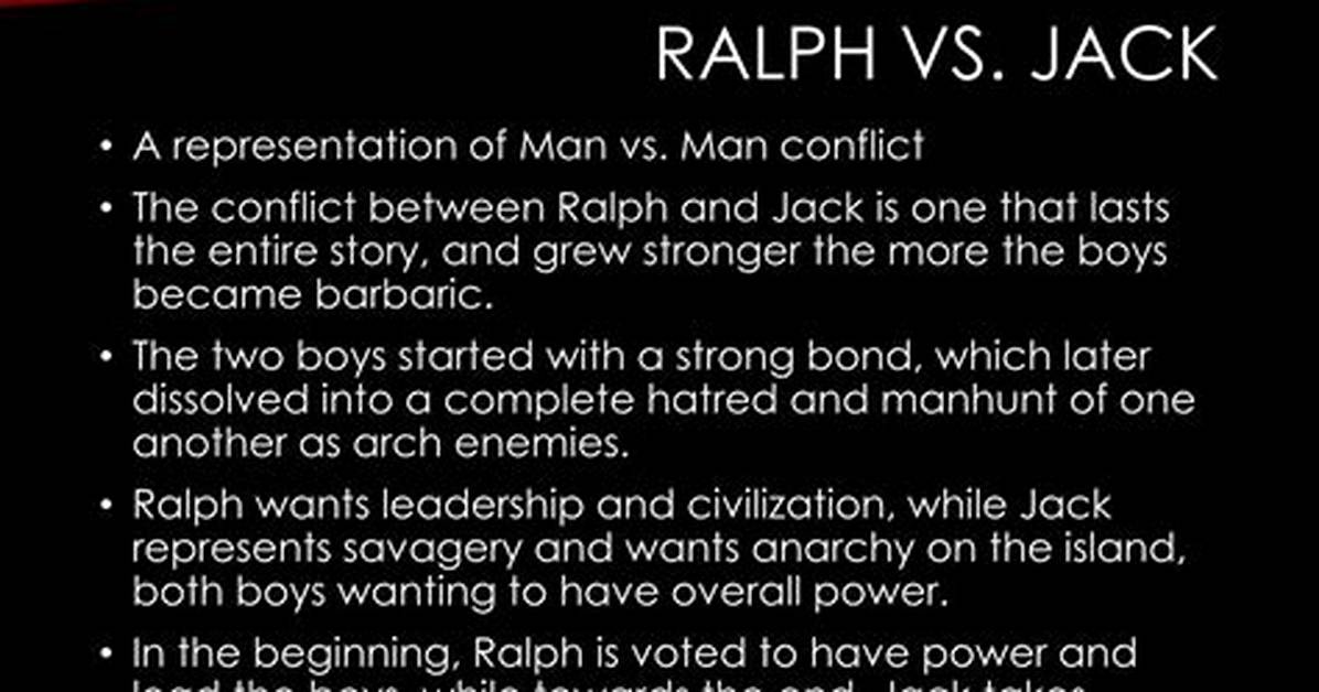 Why Does Jack Kill Ralph?