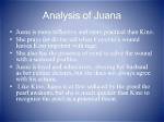 Why Does Kino Attack Juana