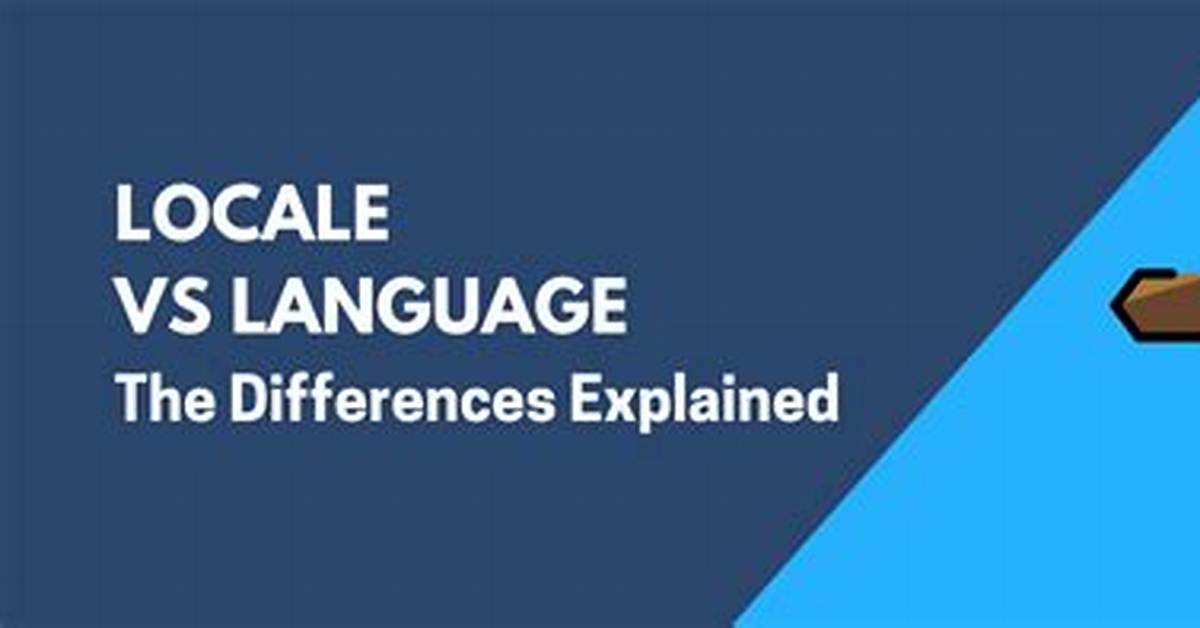 Why Does Locale Mean?