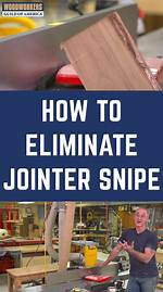 Why Does My Jointer Snipe