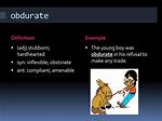 Why Does Obdurate Mean?