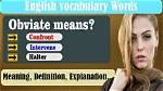 Why Does Obviate Mean?
