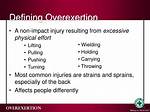 Why Does Overexertion Mean?