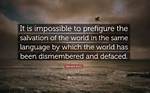 Why Does Prefigure Mean?