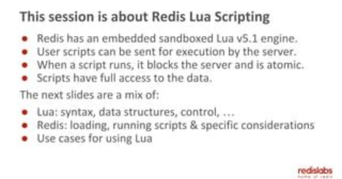Why Does Redis Use Lua?