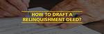 Why Does Relinquishment Mean?