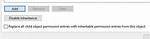 Why Does "Replace All Child Object Permission Entries with Inheritable Permission Entries from This Object" Change Inheritance Setting of Subfolder?