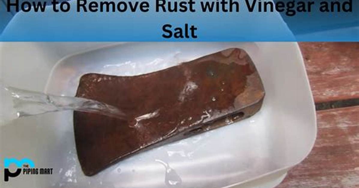 Why Does Salt Remove Rust