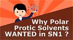 Why Does Sn1 Prefer Protic