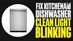Why Does the Clean Light Keep Flashing on My Kitchenaid Dishwasher? Check This out | Kitchenaid Dishwasher Clean Light Blinking