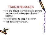 Why Does Touching Feel Good?