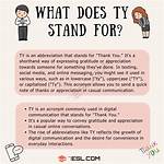 Why Does Ty Mean?