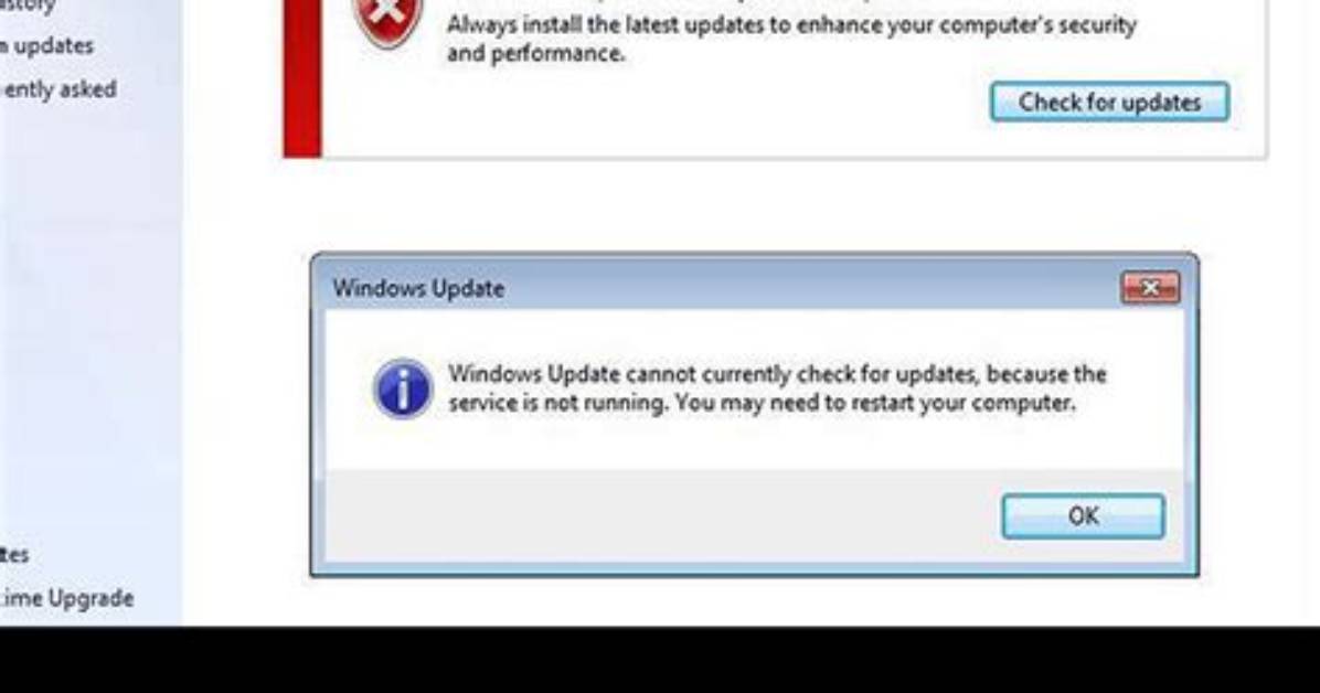 Why Does Windows Update Keep Turning off?