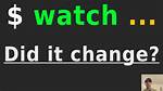 Why Doesn't the "Watch" Command Work on an Alias?