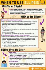 Why Ellipses Are Used?