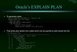 Why Explain Plan in Oracle?