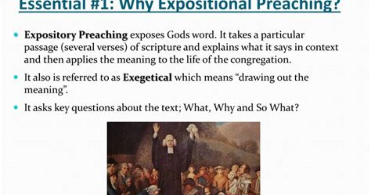 Why Expository Preaching Is Wrong?