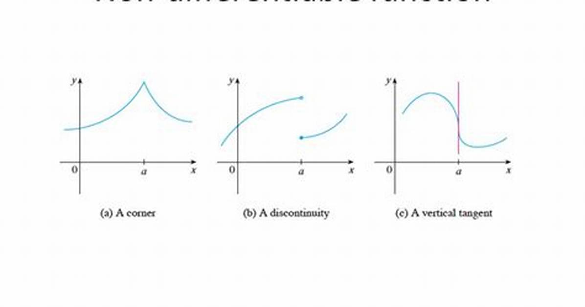 Why Function Is Not Differentiable?