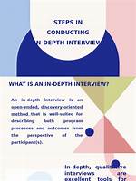 Why in Depth Interview?
